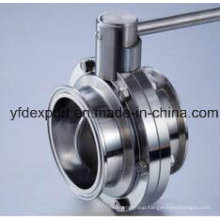 Sanitary Stainless Steel Welded Butterfly Valve